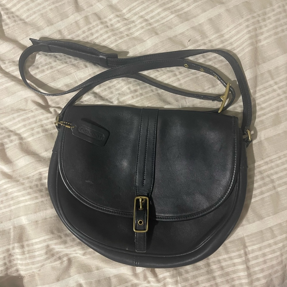 Coach Black Shoulder Bag